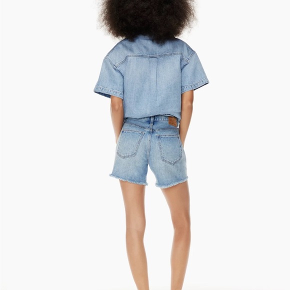 The Ex-Boyfriend Midi Denim Short
Relaxed denim cut-off shorts - Picture 3 of 5